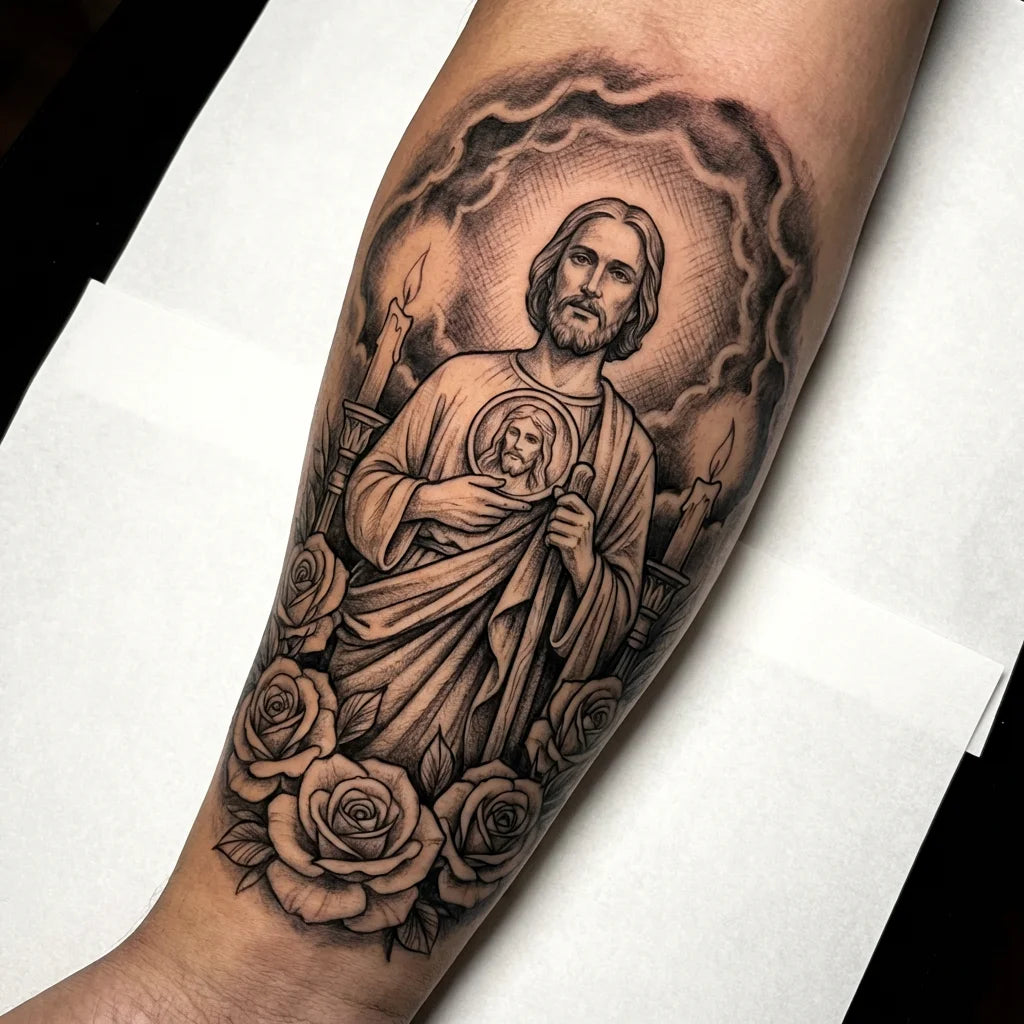 Custom Saint Jude Tattoo: A Devotional Art Guide for the Faithful