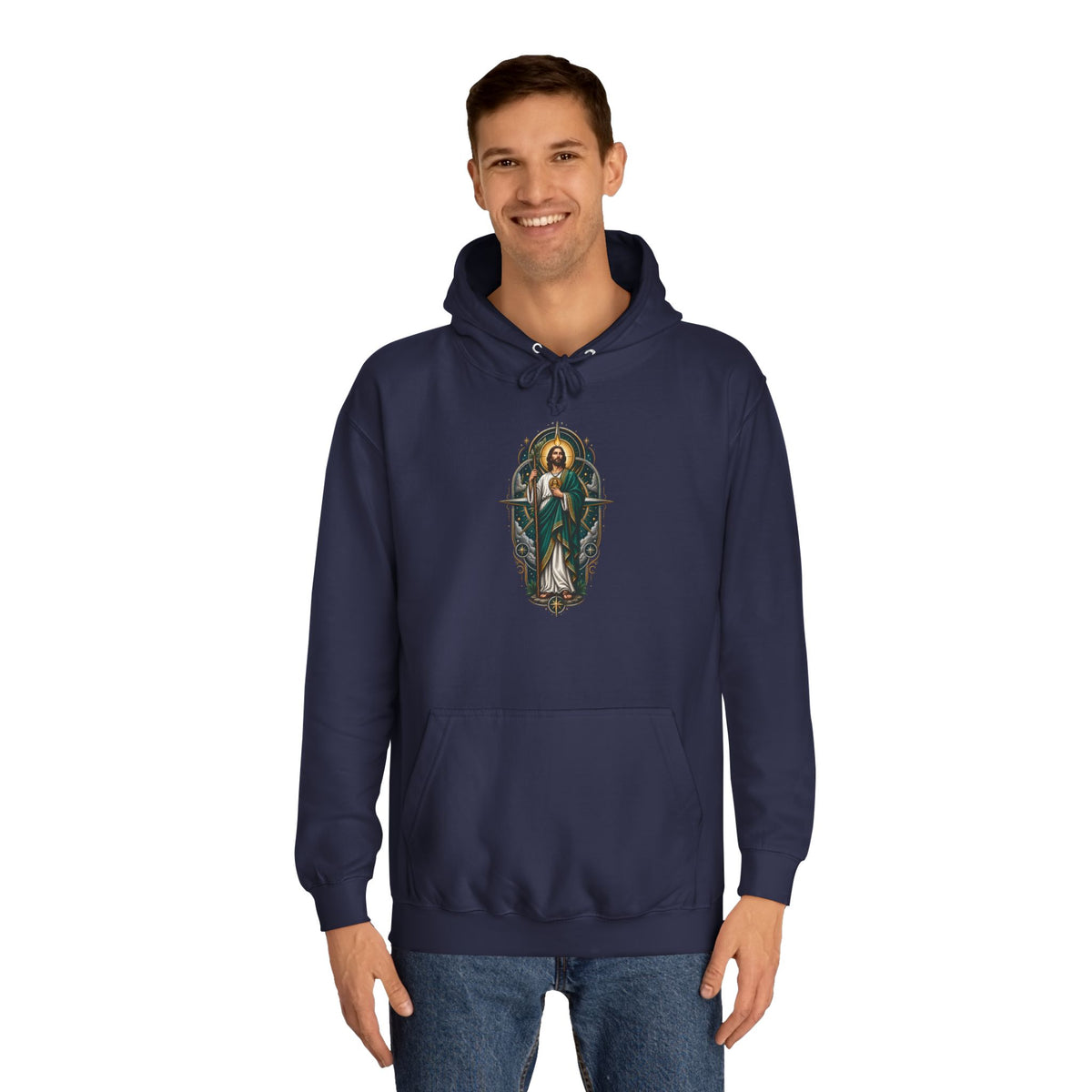 San Judas Tadeo Midnight Compass Unisex Hoodie