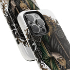 Black and gold Sacred Heart San Judas phone case detail view 24
