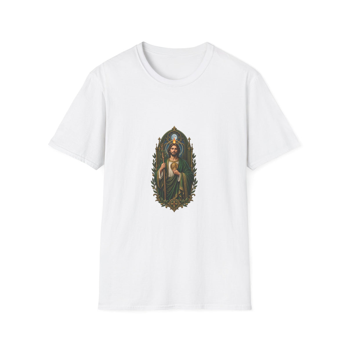 San Judas Moonlit Olive Basilica T-Shirt product preview, view 7
