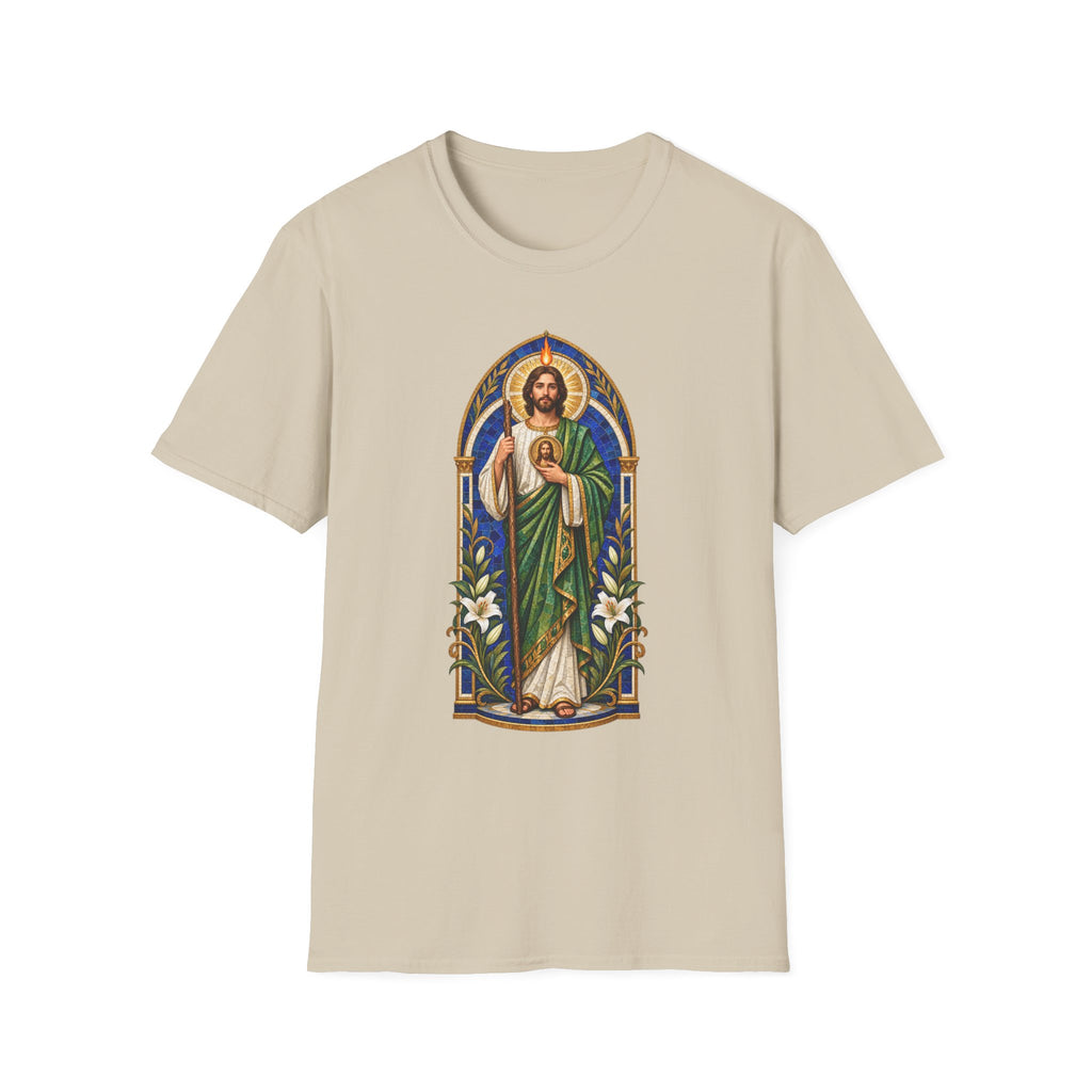 San Judas Tadeo Cobalt Chapel Mosaic Unisex T-Shirt