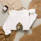 San Judas Tadeo Olive Reliquary Crewneck Sweatshirt