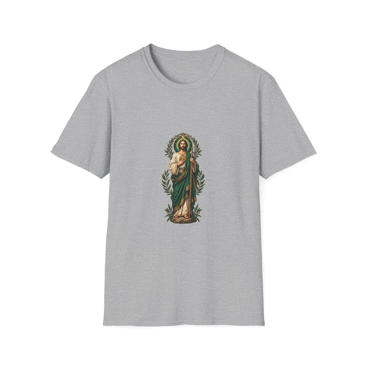 San Judas Tadeo Verdant Crowned Intercession T-Shirt product preview, view 16
