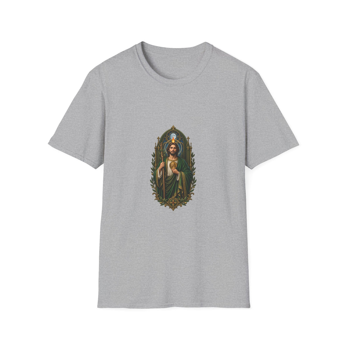 San Judas Moonlit Olive Basilica T-Shirt product preview, view 16