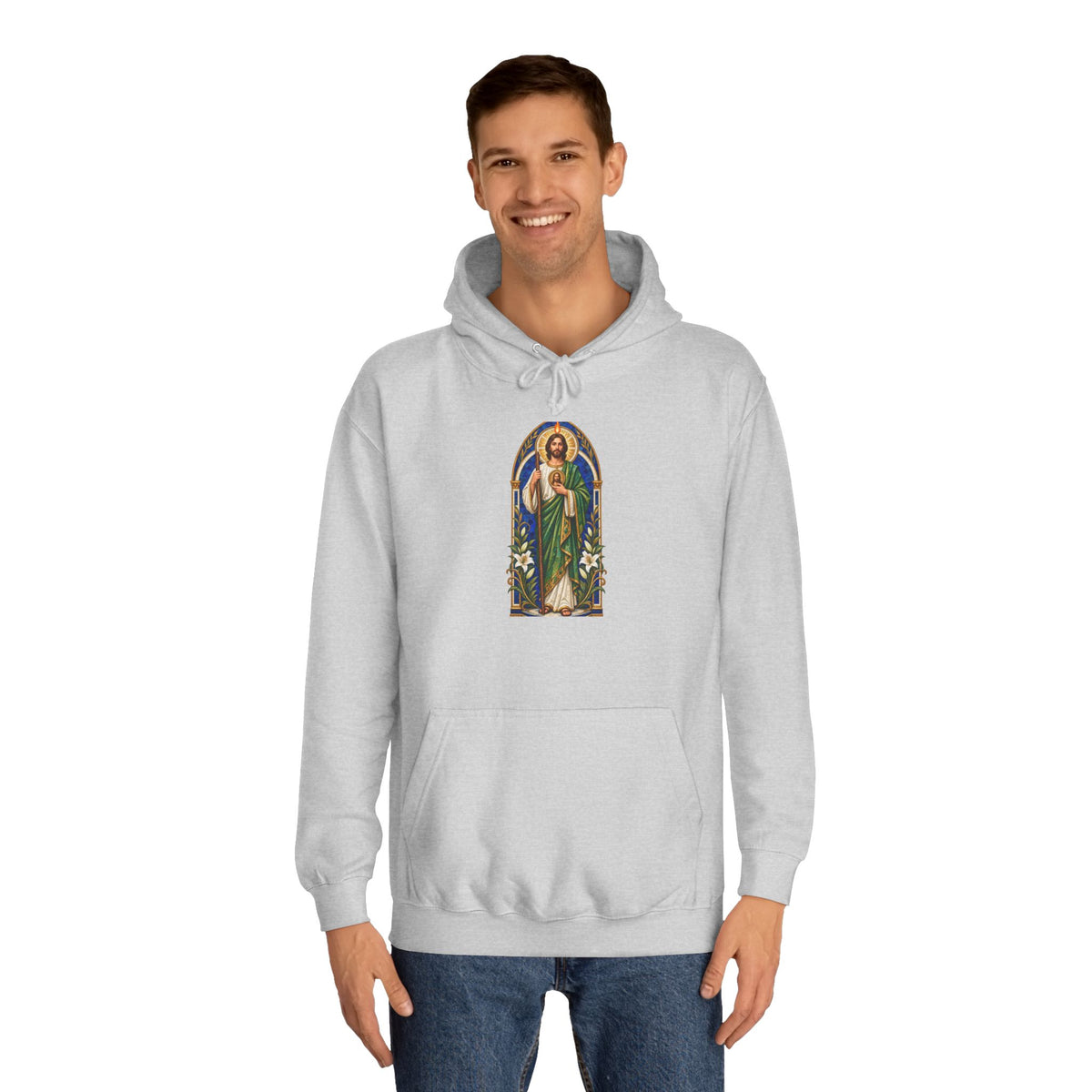 San Judas Tadeo Cobalt Chapel Mosaic Unisex Hoodie