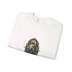 San Judas Tadeo Midnight Compass Crewneck Sweatshirt
