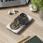 Black and gold Sacred Heart San Judas phone case detail view 15