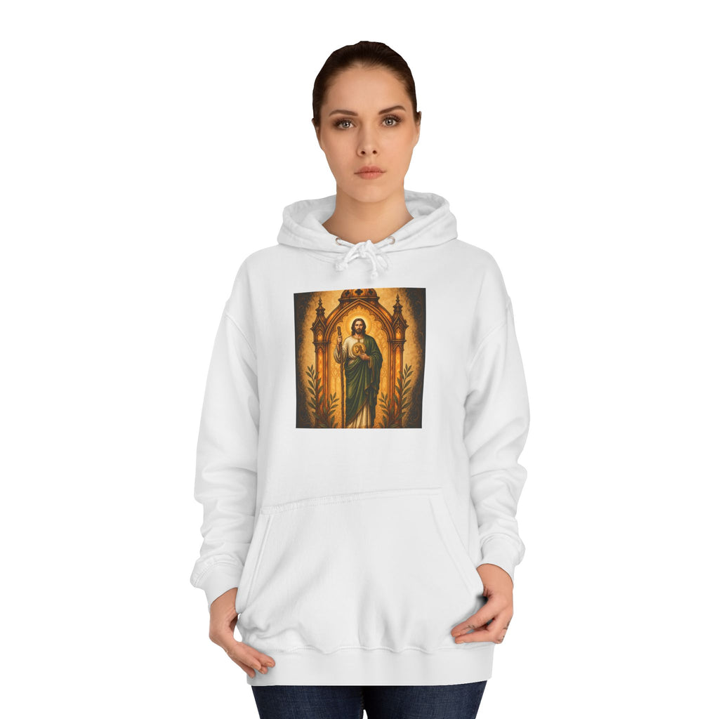 San Judas Tadeo Amber Pilgrim Lantern Unisex Hoodie