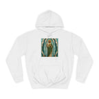 San Judas Tadeo Aqua Radiant Sanctuary Unisex Hoodie